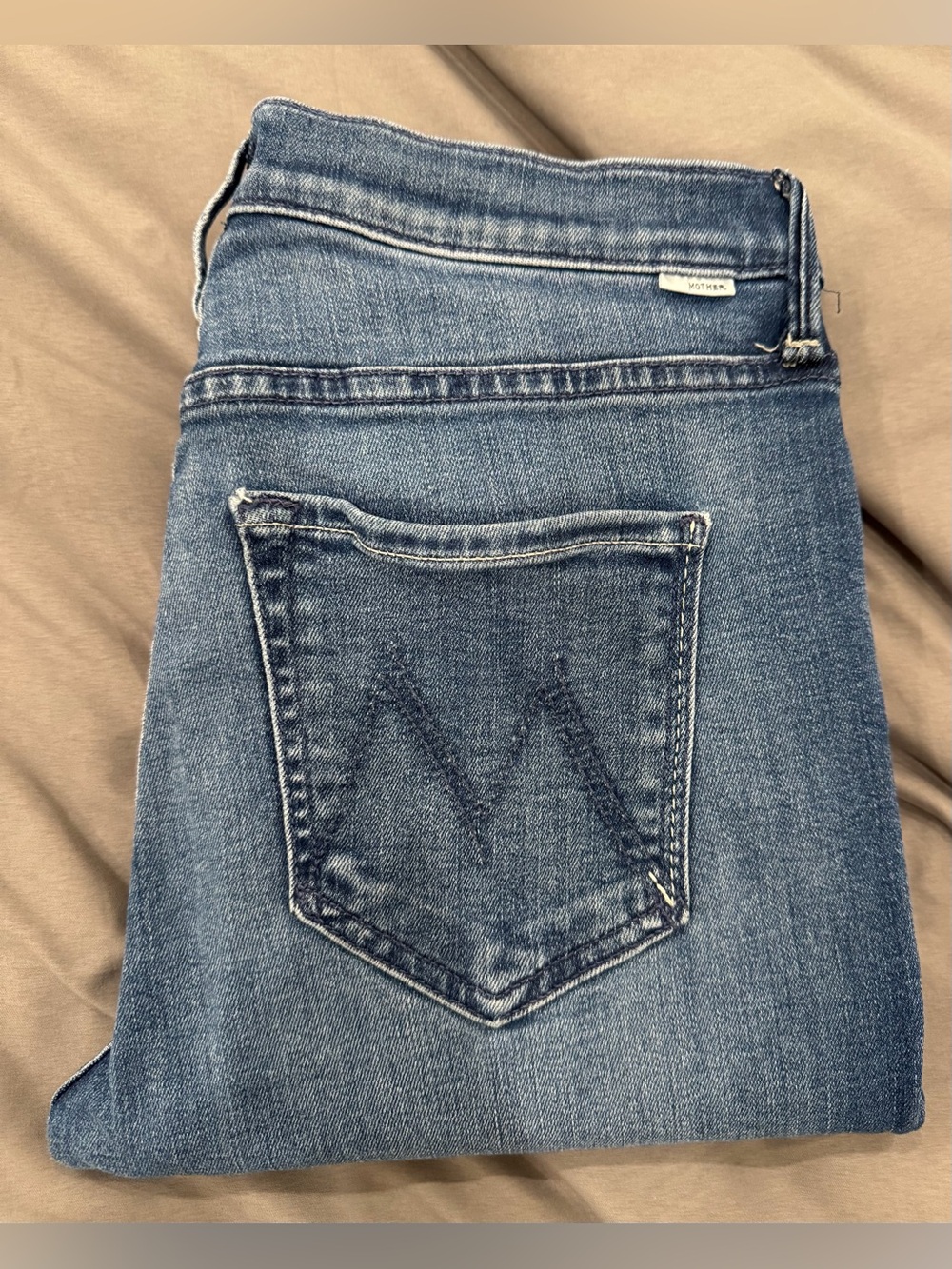 Lil Mother Petite Dazzler Ankle Jeans Straight Leg Nothing Between Us Wash 29P
